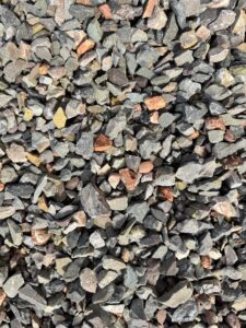 1 inch minus red and blue gravel-image
